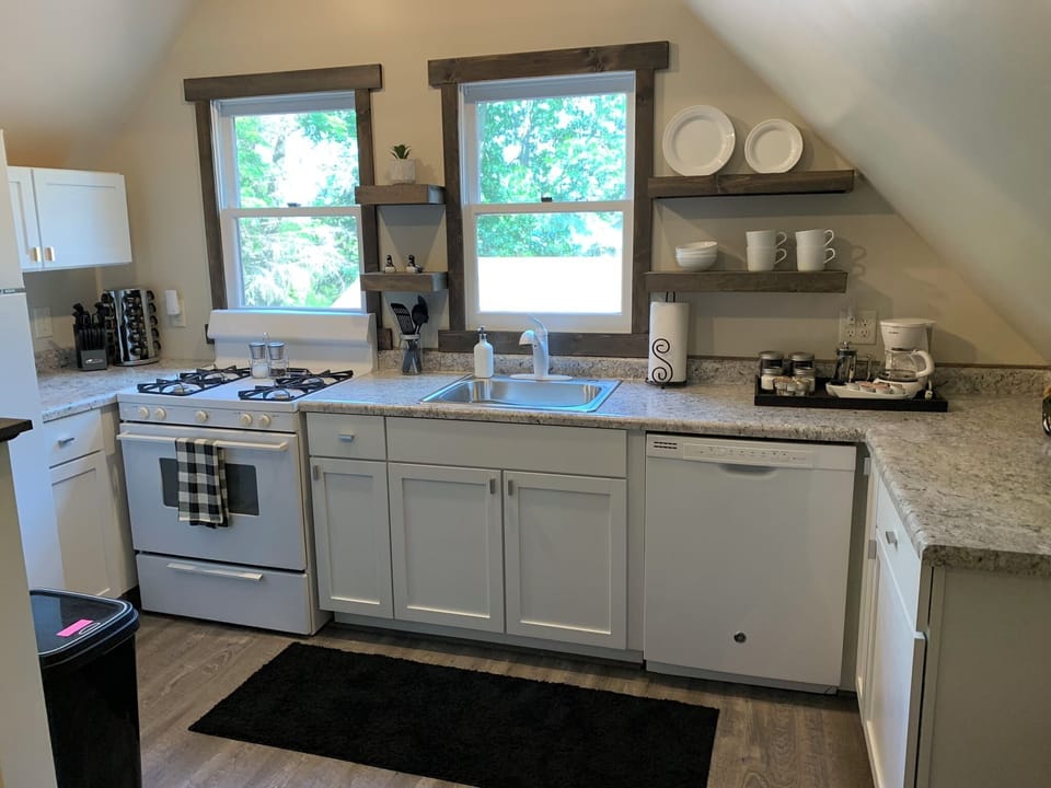 Fully stocked kitchen
