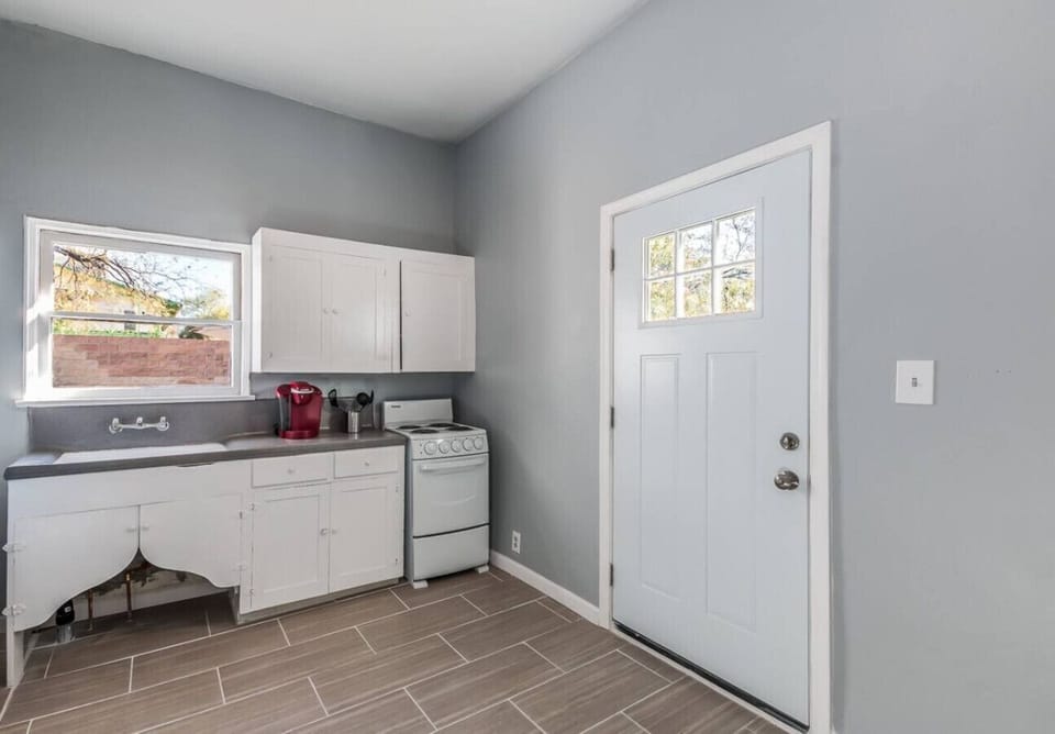 Door to backyard