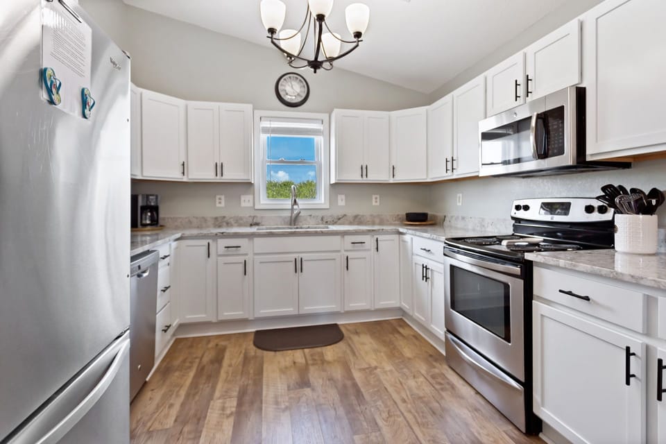 Whip up something delicious in the Kitchen with granite countertops and stainless steel appliances.