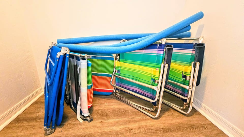 Beach chairs