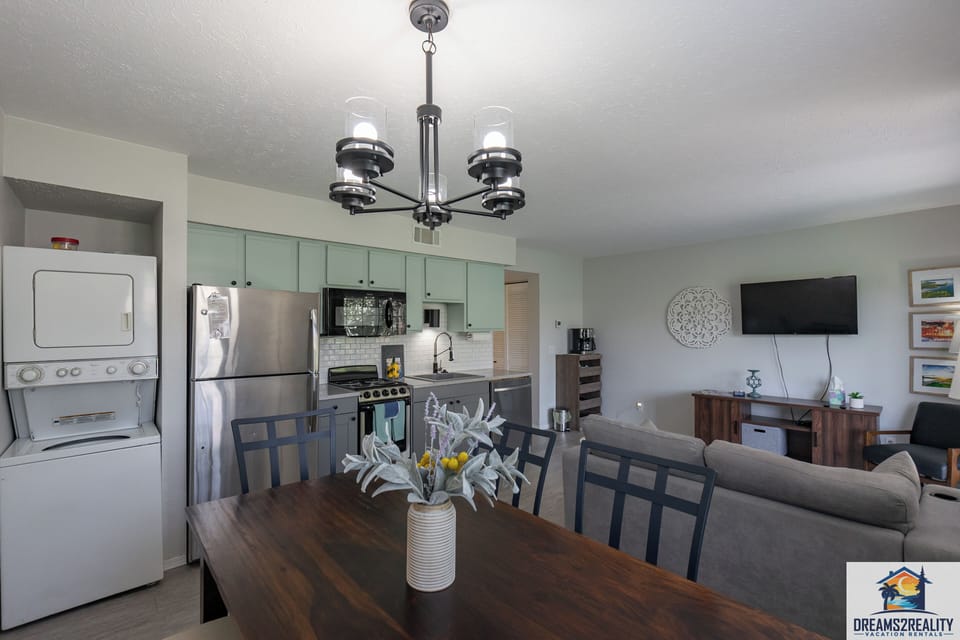 Dining Area, Living Room, and Kitchen