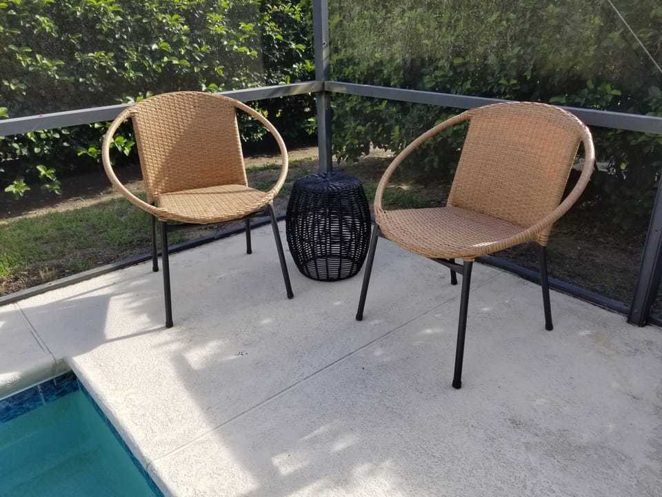 The perfect place to sit back and read a book, soak up some sun or dry off.