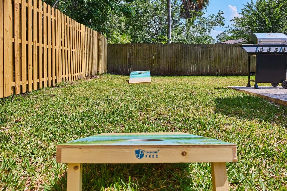 Cornhole Boards are provided for the competitive guests :)