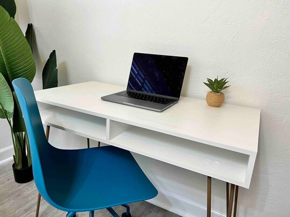 Bedroom 1: Desk area located in the master bedroom