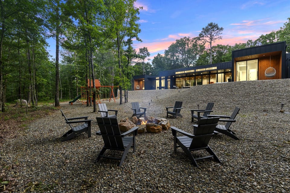Outdoor Oasis: Gather around the fire pit for stories and s'mores under the stars!