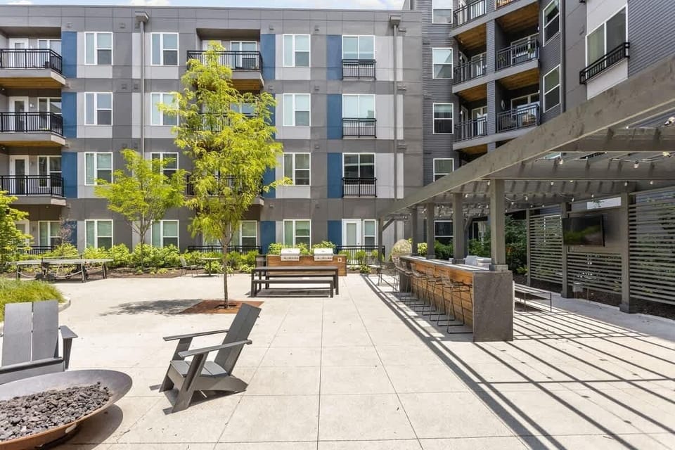Courtyard with Fire Pit
