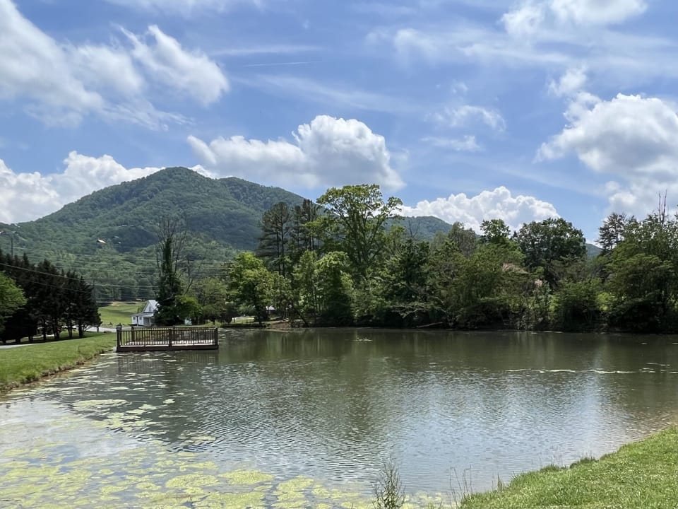 Honeysuckle Ridge also has a catch-and-release fishing pond