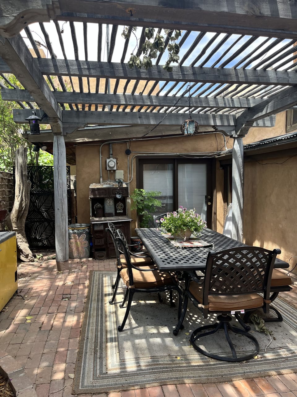 Patio dining. 
