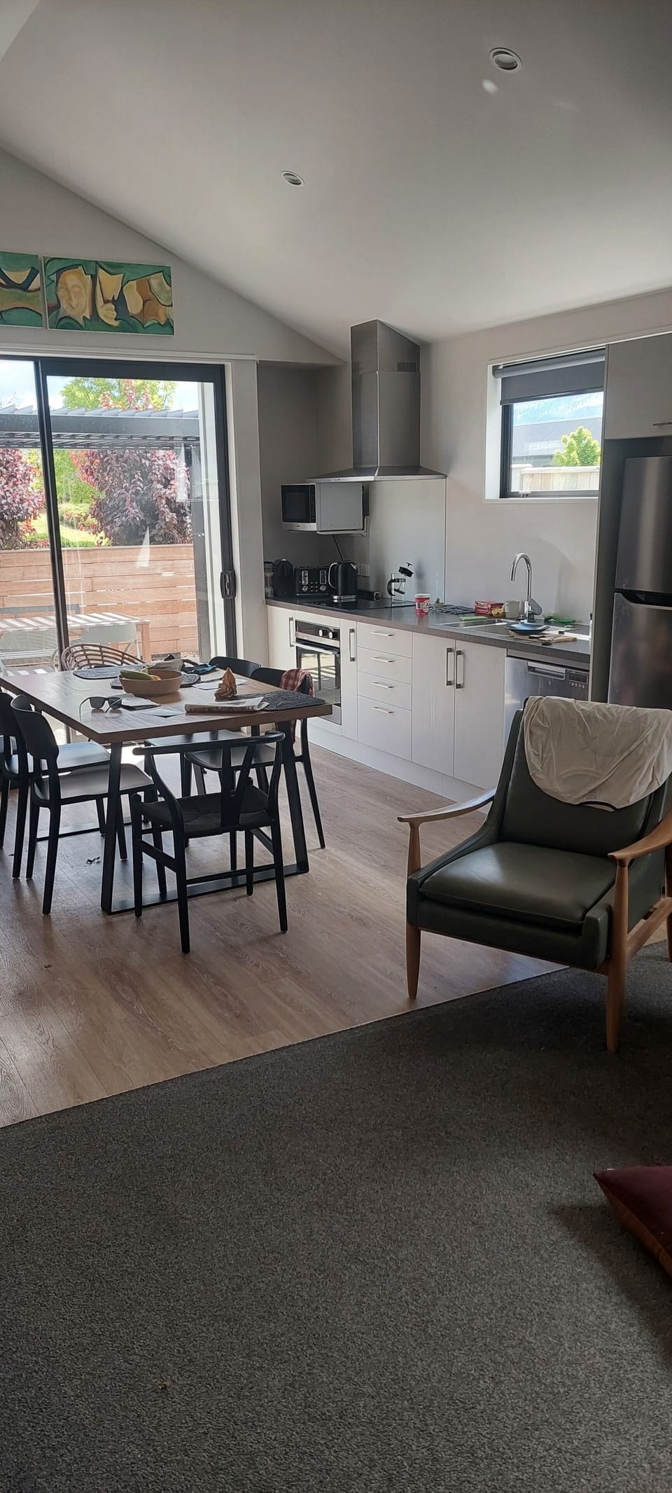 Kitchen and dining area