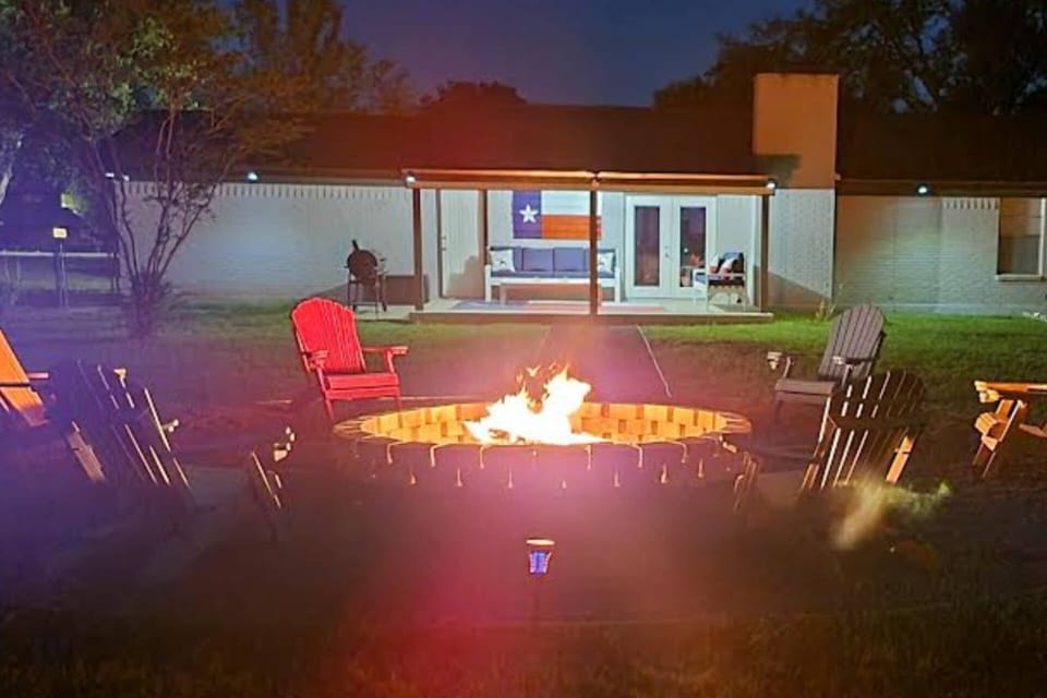 Firepit by night