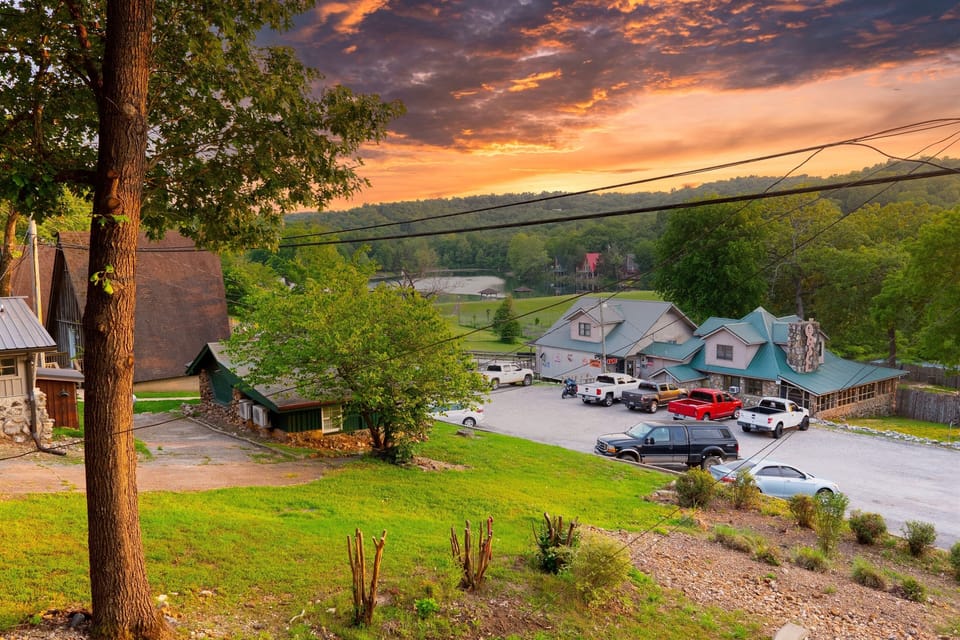 Great view of Lake Kiwanie and close access to the local pub