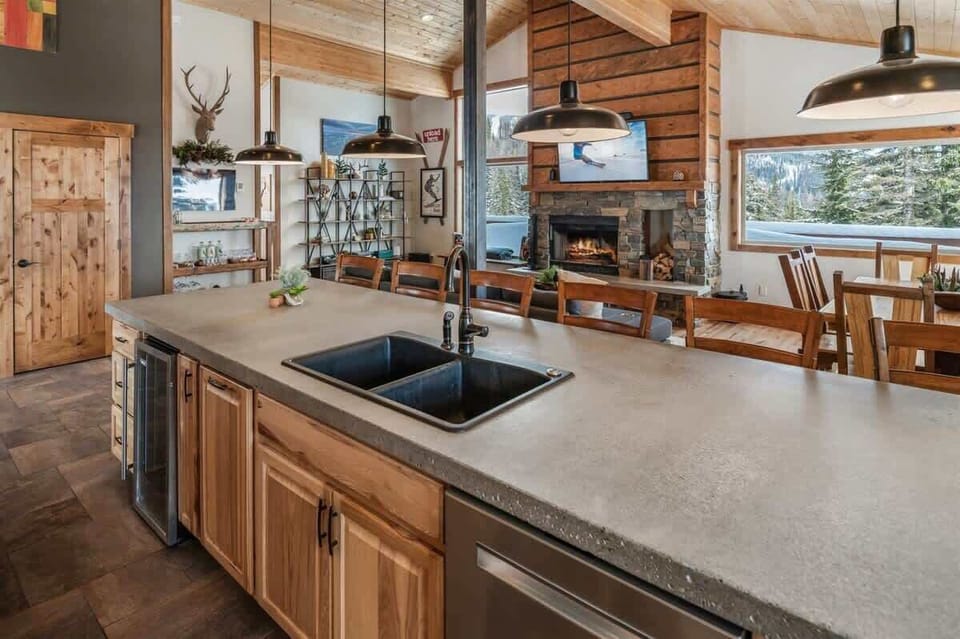 Fabulous kitchen overlooking the Great Room.  