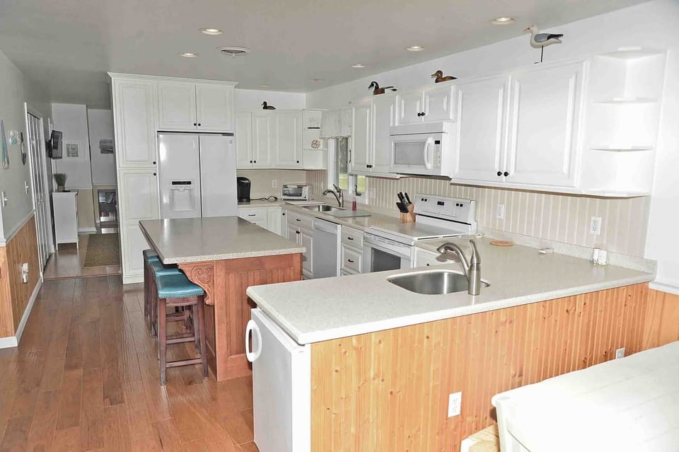 well equipted kitchen