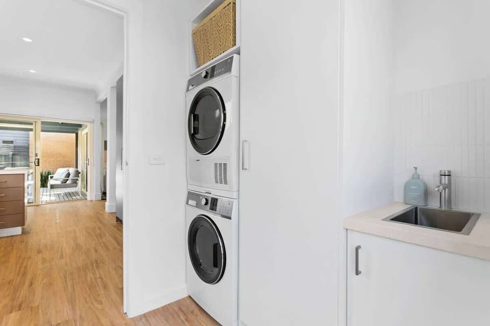 Washing machine and dryer for those longer stays