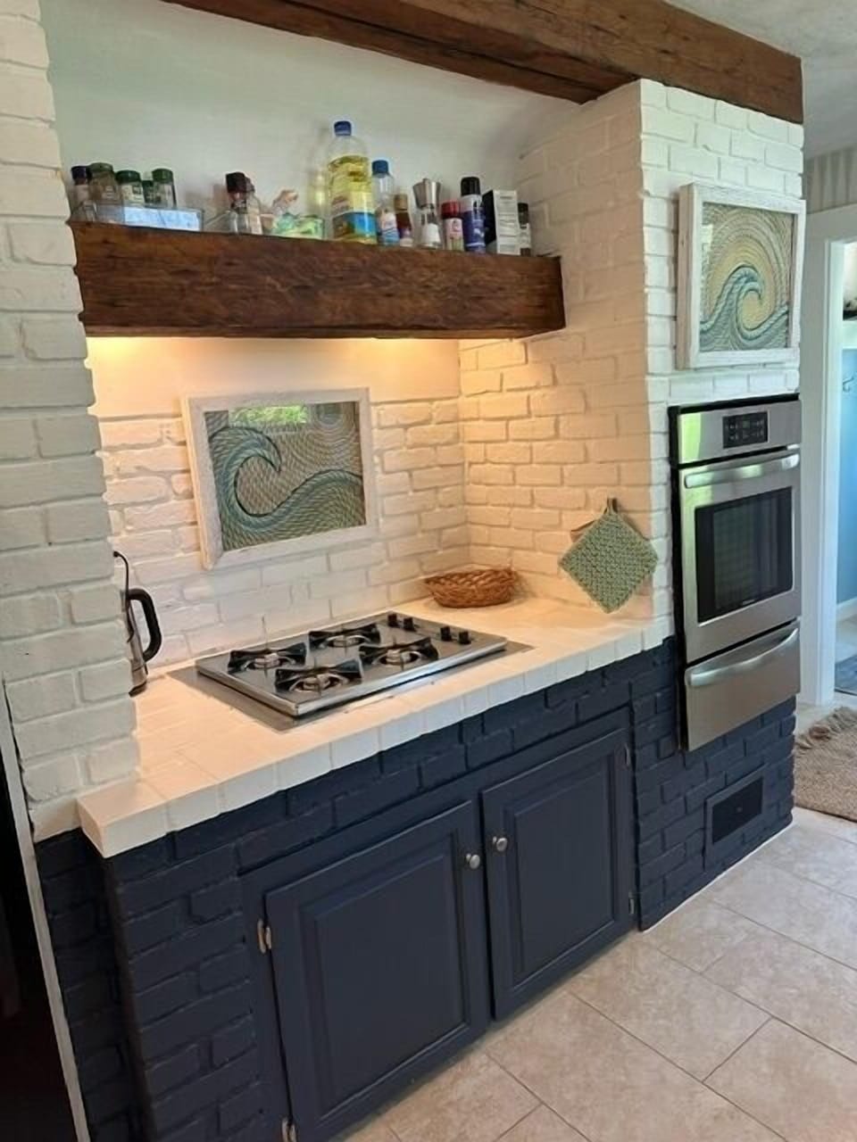 Gas stovetop