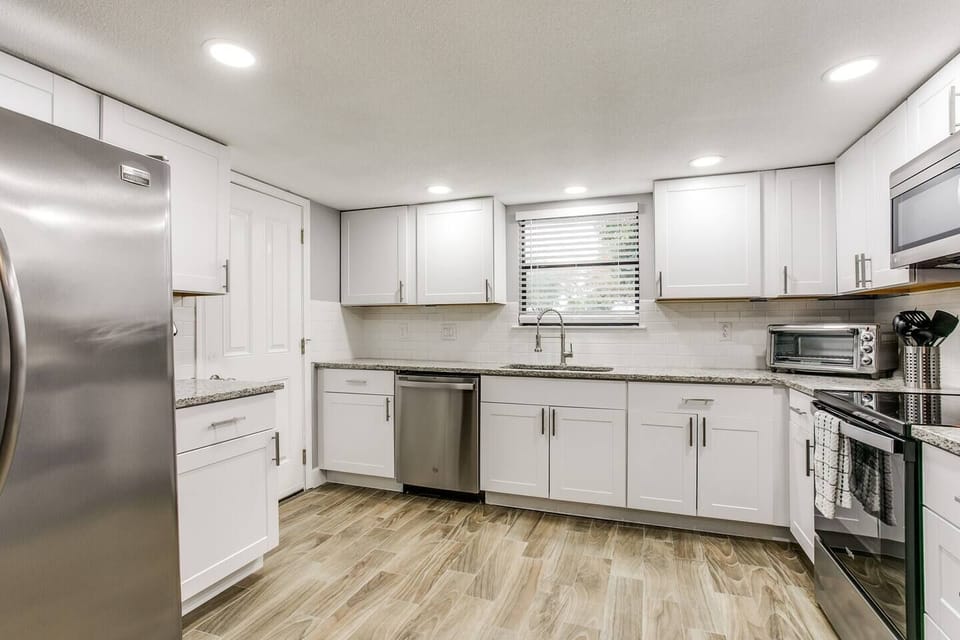 all-white kitchen where you can cook like a chef