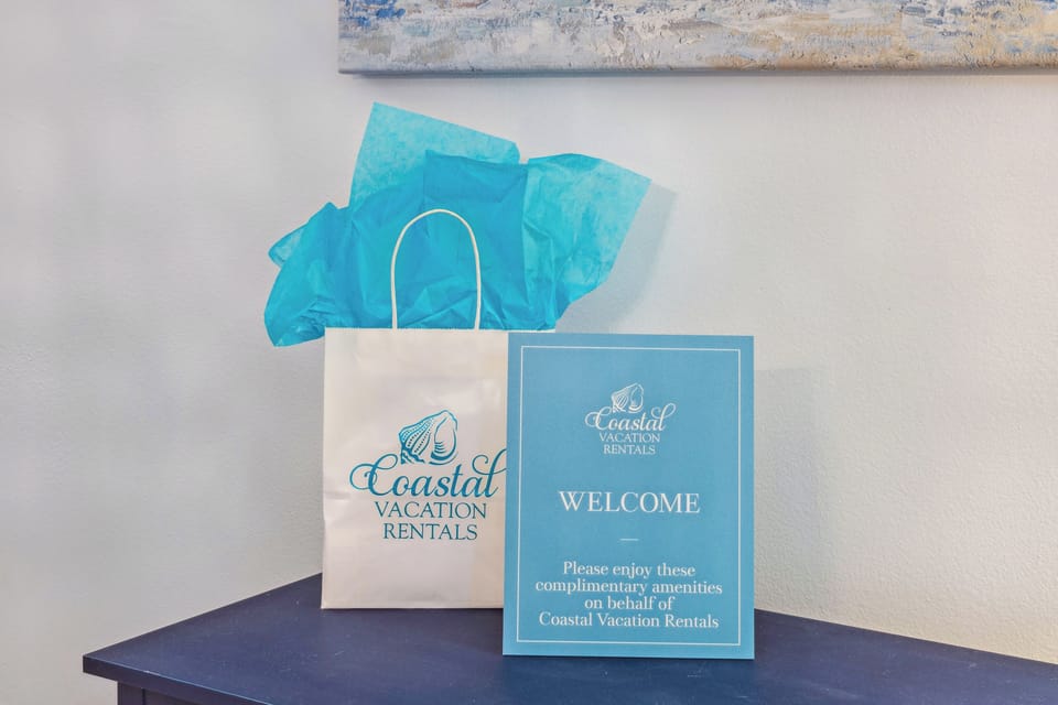 All guests receive a welcome gift bag per arrival