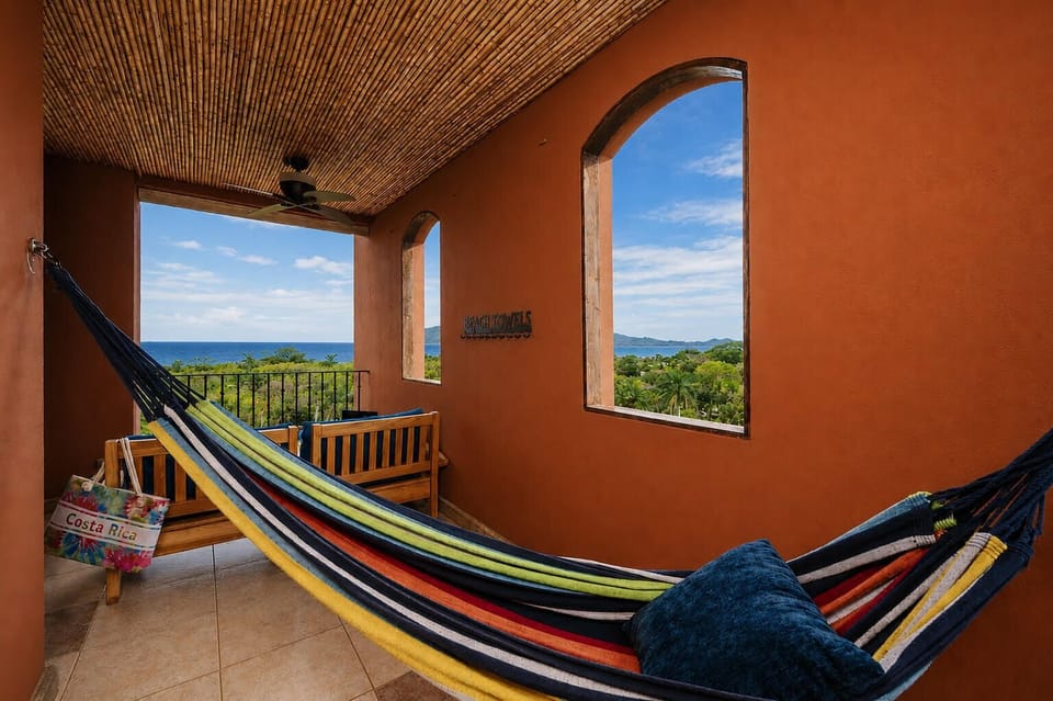 Terrace two with hammock and  room for beach toys