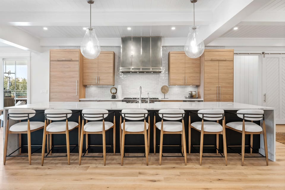 Incredible gourmet kitchen with high-end appliances