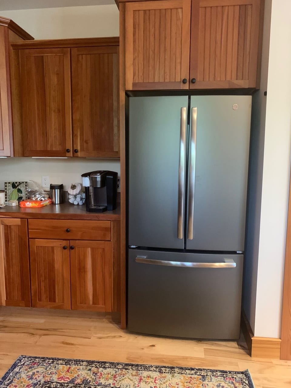 New GE full-size refrigerator/freezer