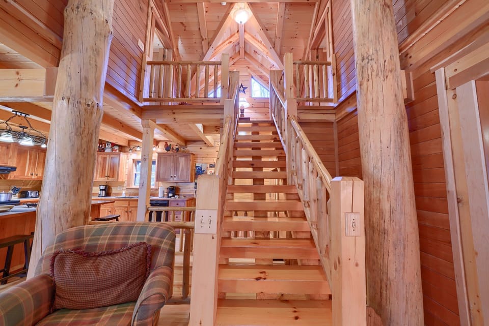 Stairs to second floor