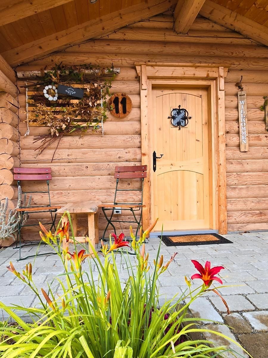 Chalet mit Doppelbett und Schlafsofa Apartment in Bavaria