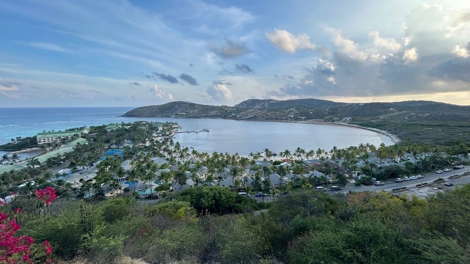 View of the resort and village.
