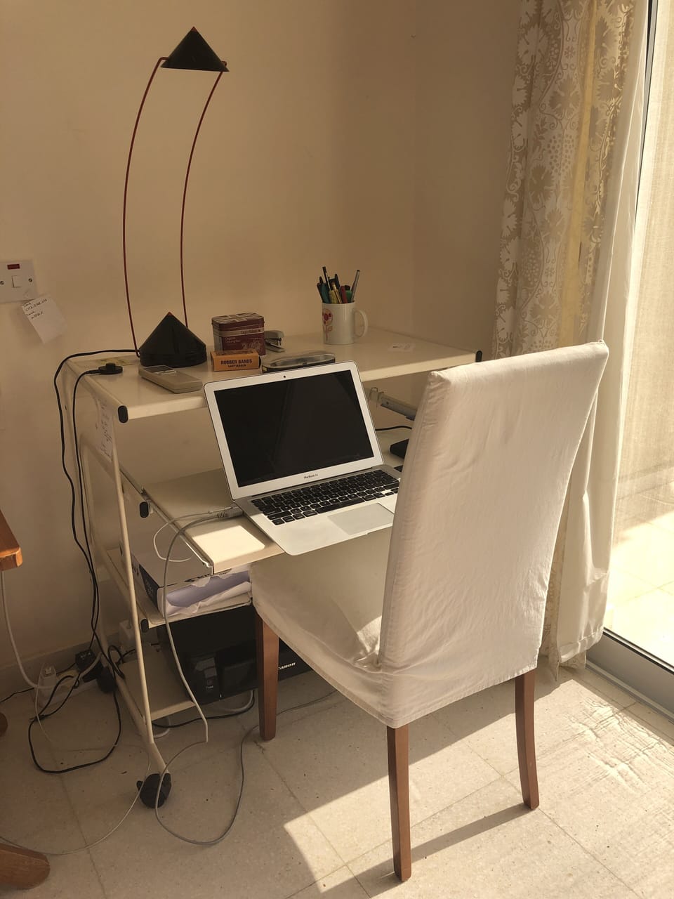 Work station in bedroom/libary