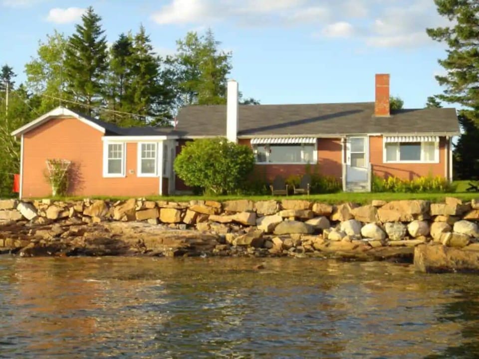 House from water.