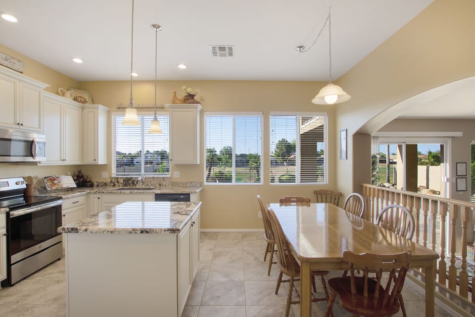 Kitchen with plenty of seating