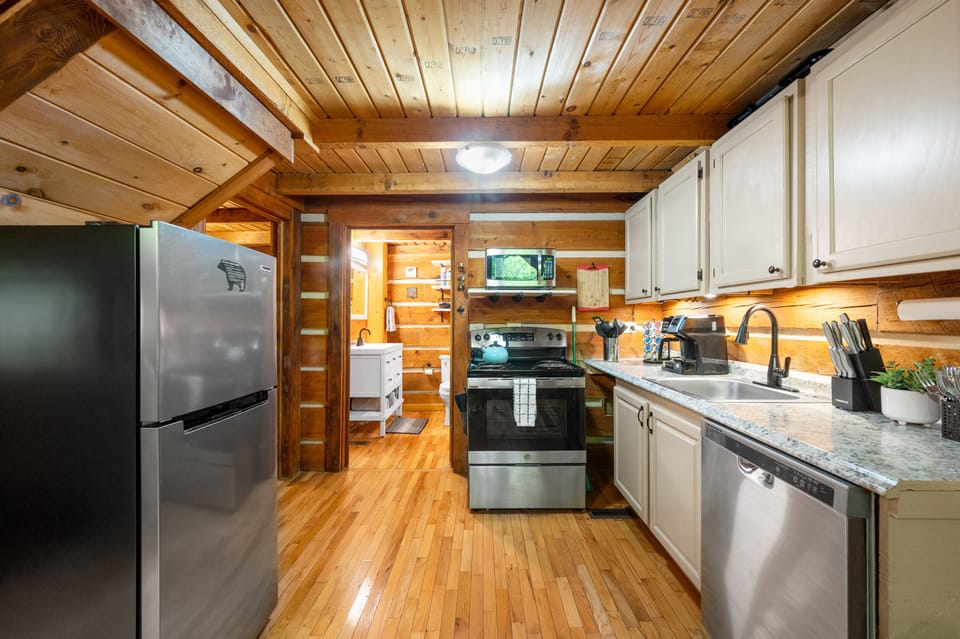 Fully stocked kitchen
