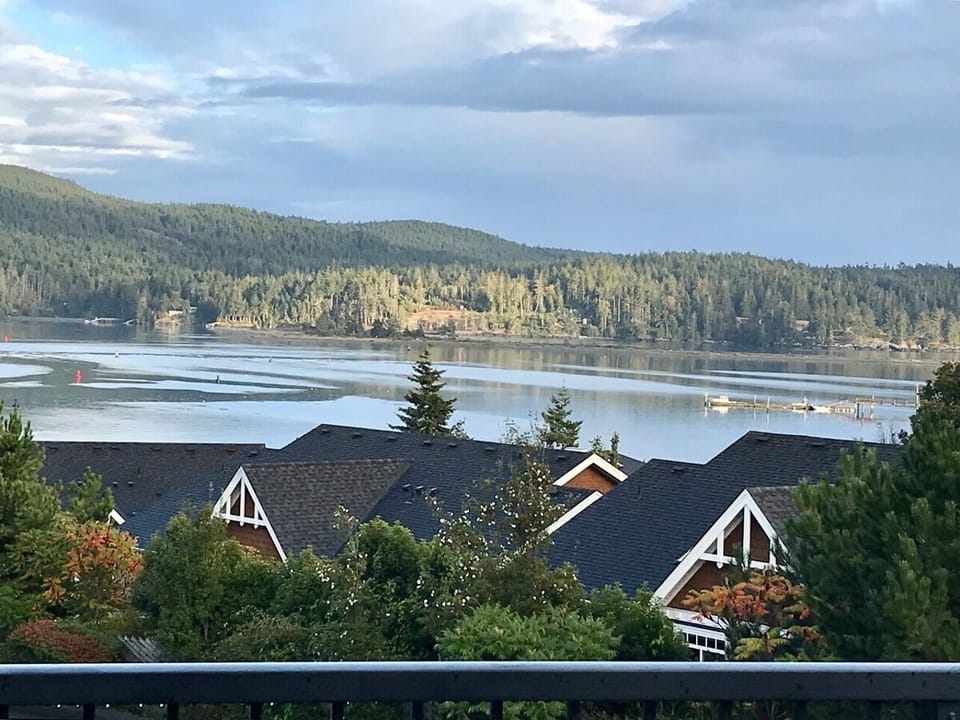 Sooke Harbour from Master Bedroom patio