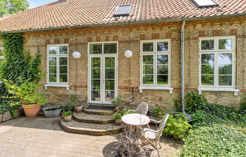 outside