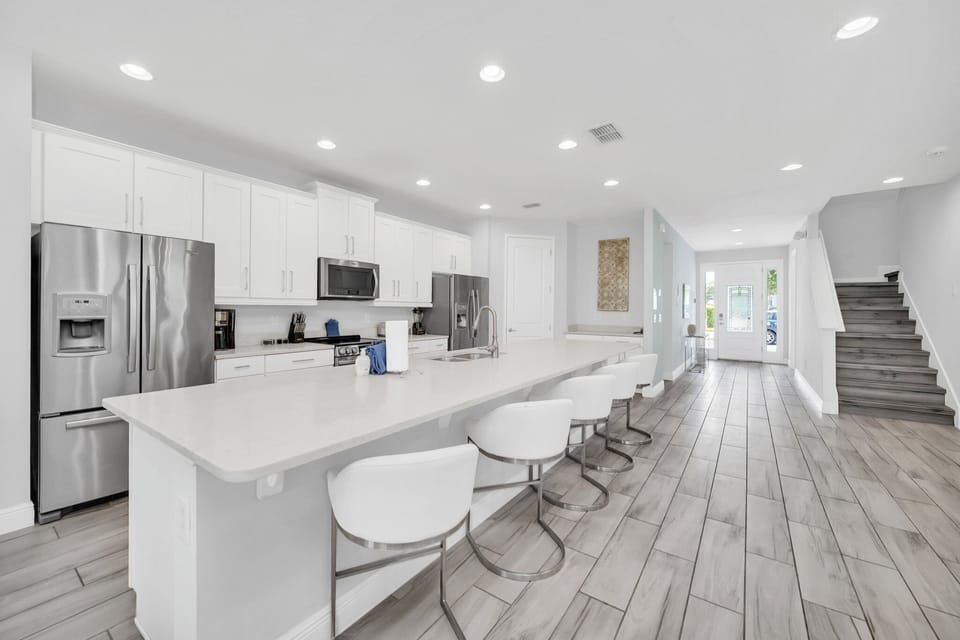 Casual meals, morning coffee, or late-night snacks made even better with seating for all.