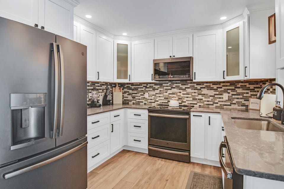 Fully stocked kitchen