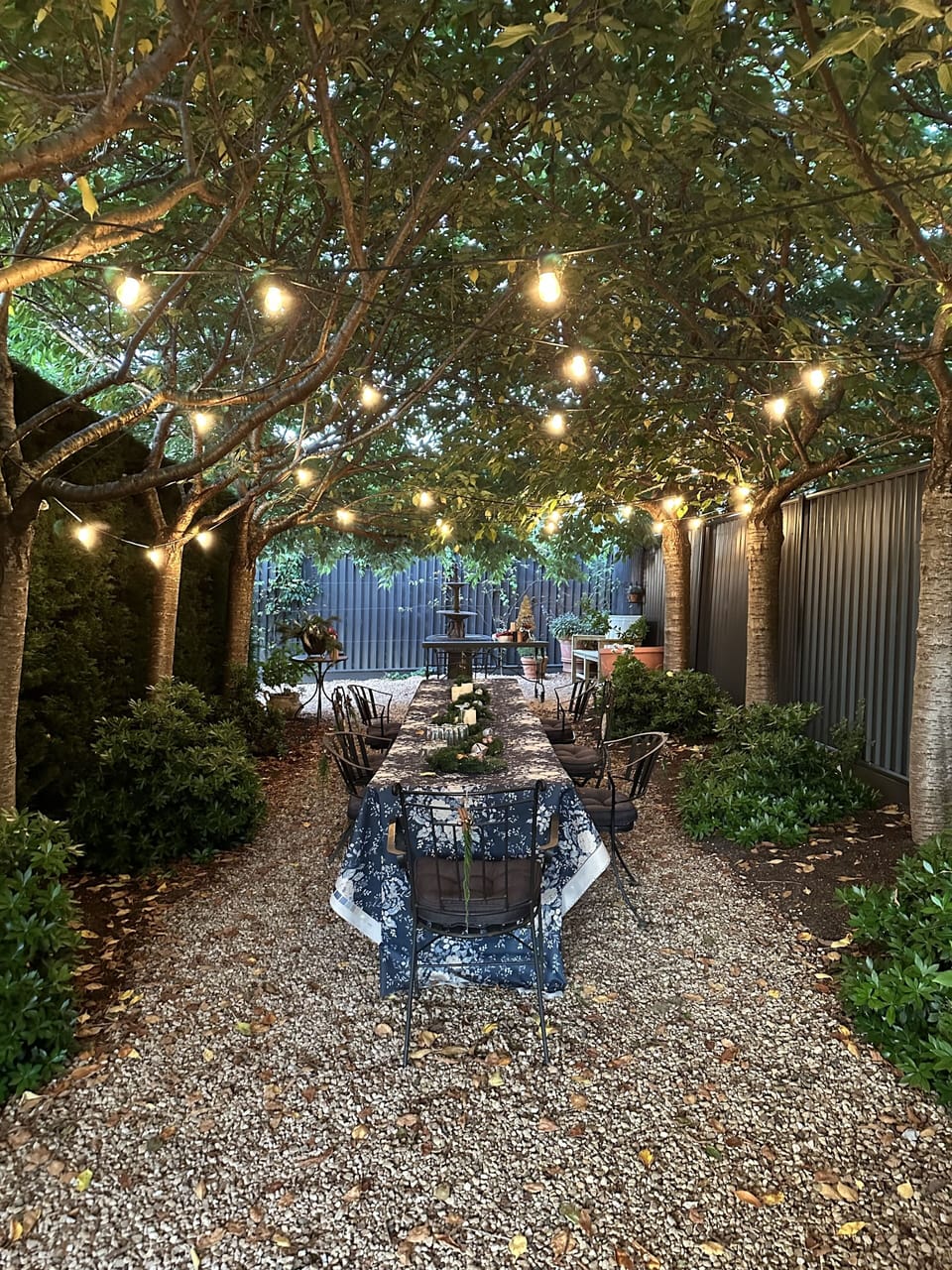 Outdoor dining