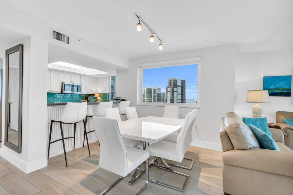 Dining Room and Kitchen View