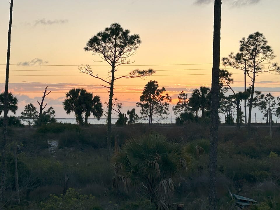 Sunset from back patio!