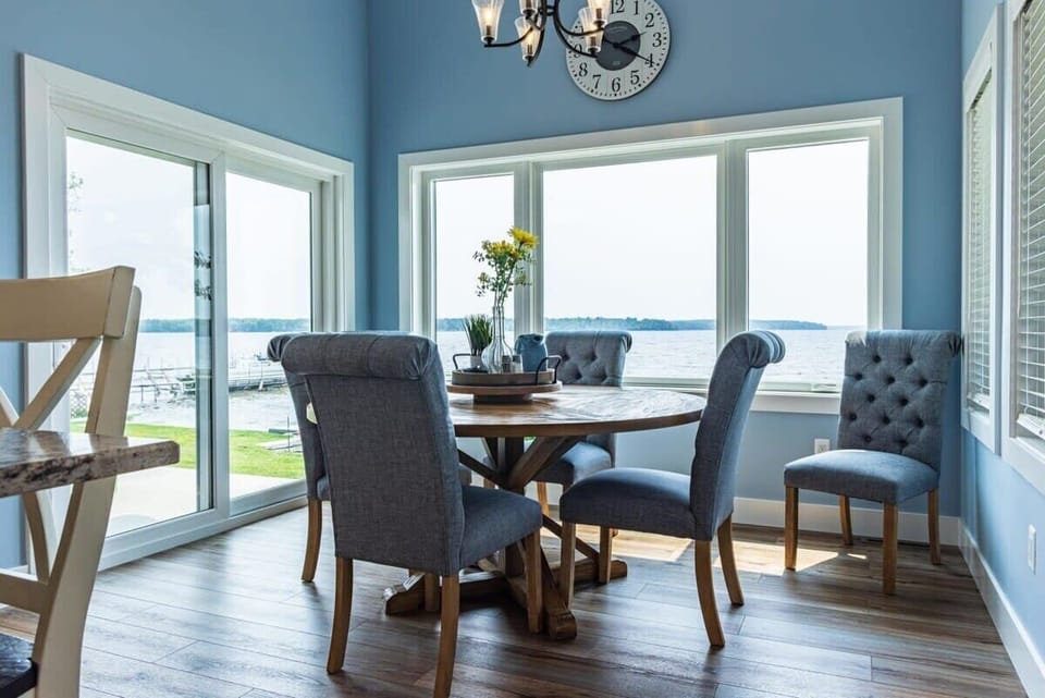 180-Degree Lake View from the Dining Room