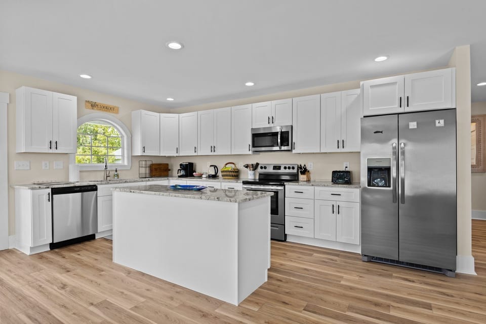 Welcome to our beautiful open kitchen where all your culinary dreams come true. 