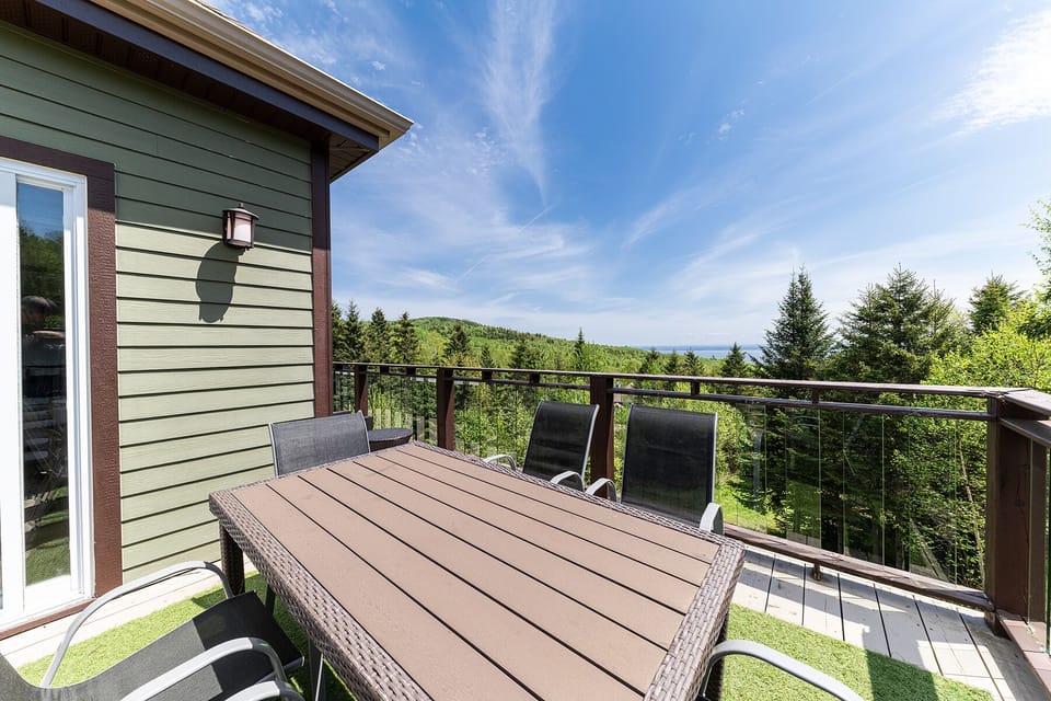 Terrace and view