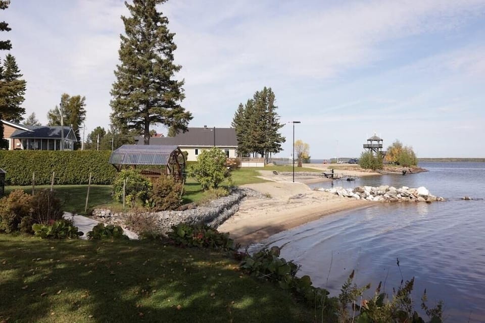 Beach and lake