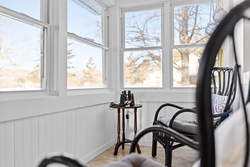 Veranda and view