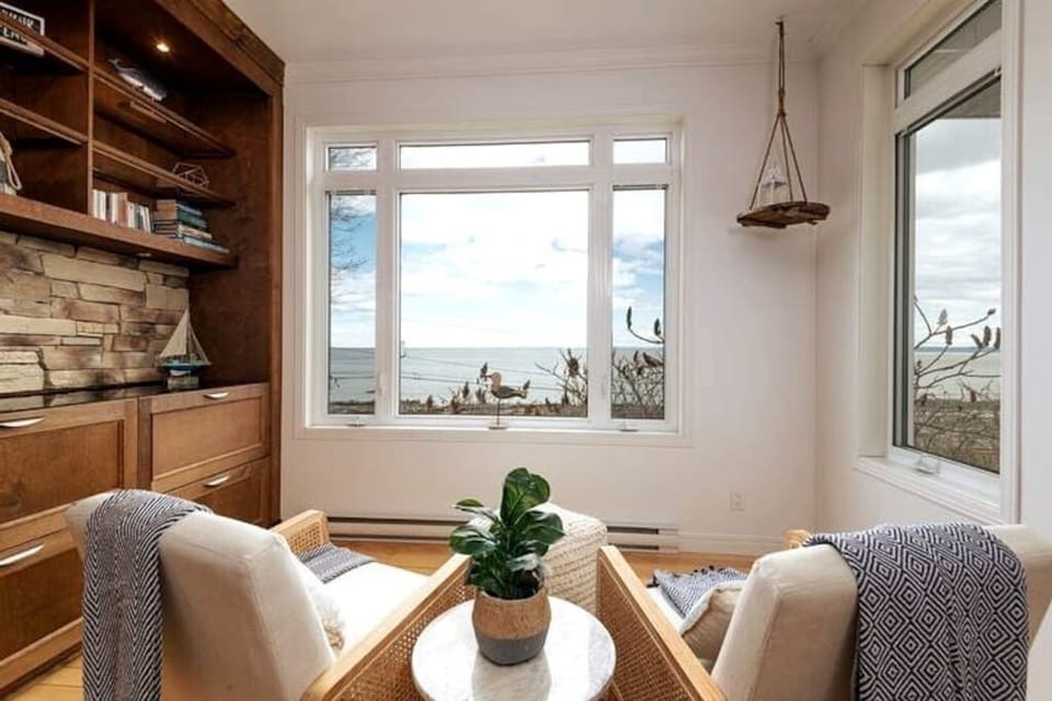 Reading corner with a view