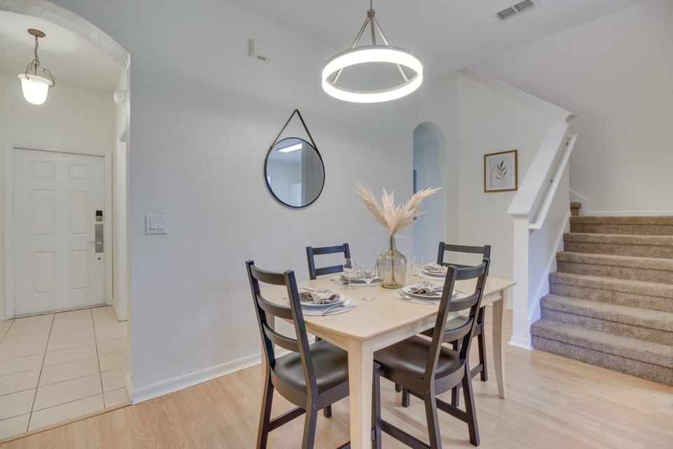 Dining Area | 1st Floor | Dishware + Flatware | High Chair