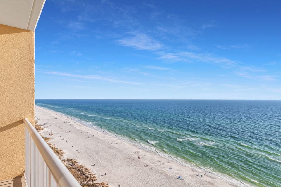 balcony with ocean view
