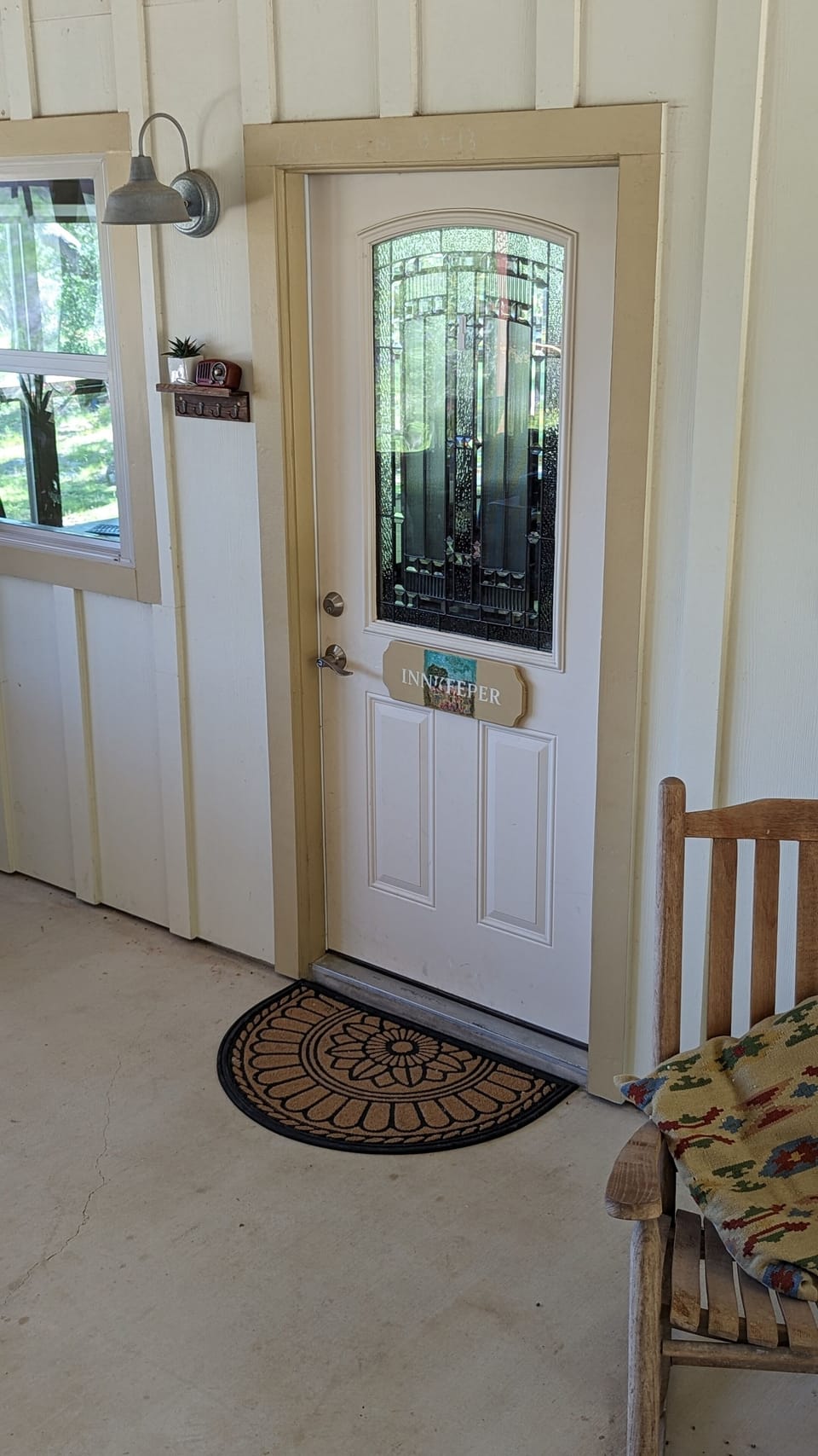 Innkeeper unit where breakfast is prepared