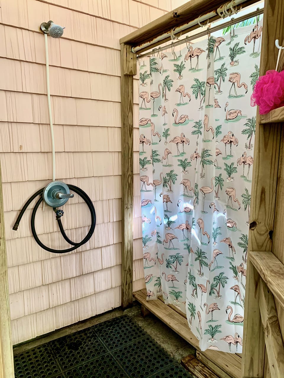 Outdoor Shower & Dressing Room