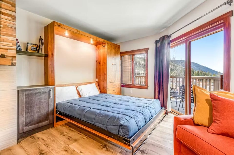 Murphy bed, with a wonderful view