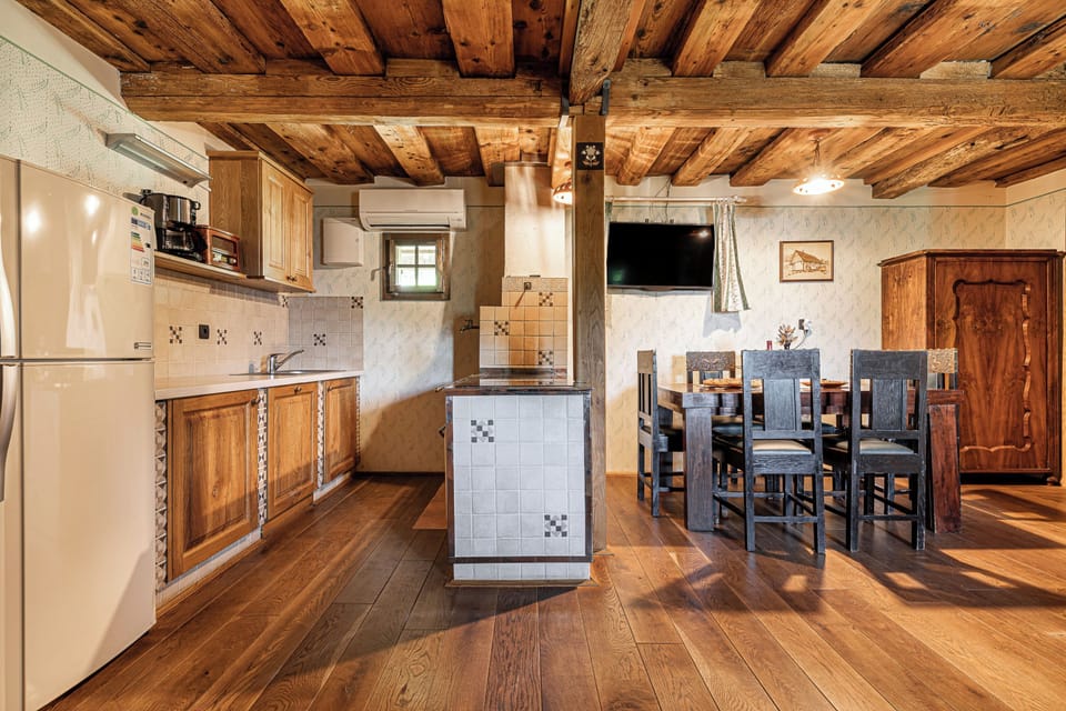 Kitchen and dining area